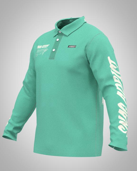 TEAL TOGA FISHING SHIRT
