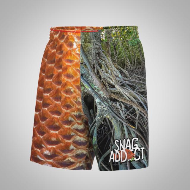 2 TONE MJ ZIPPER POCKET SHORTS