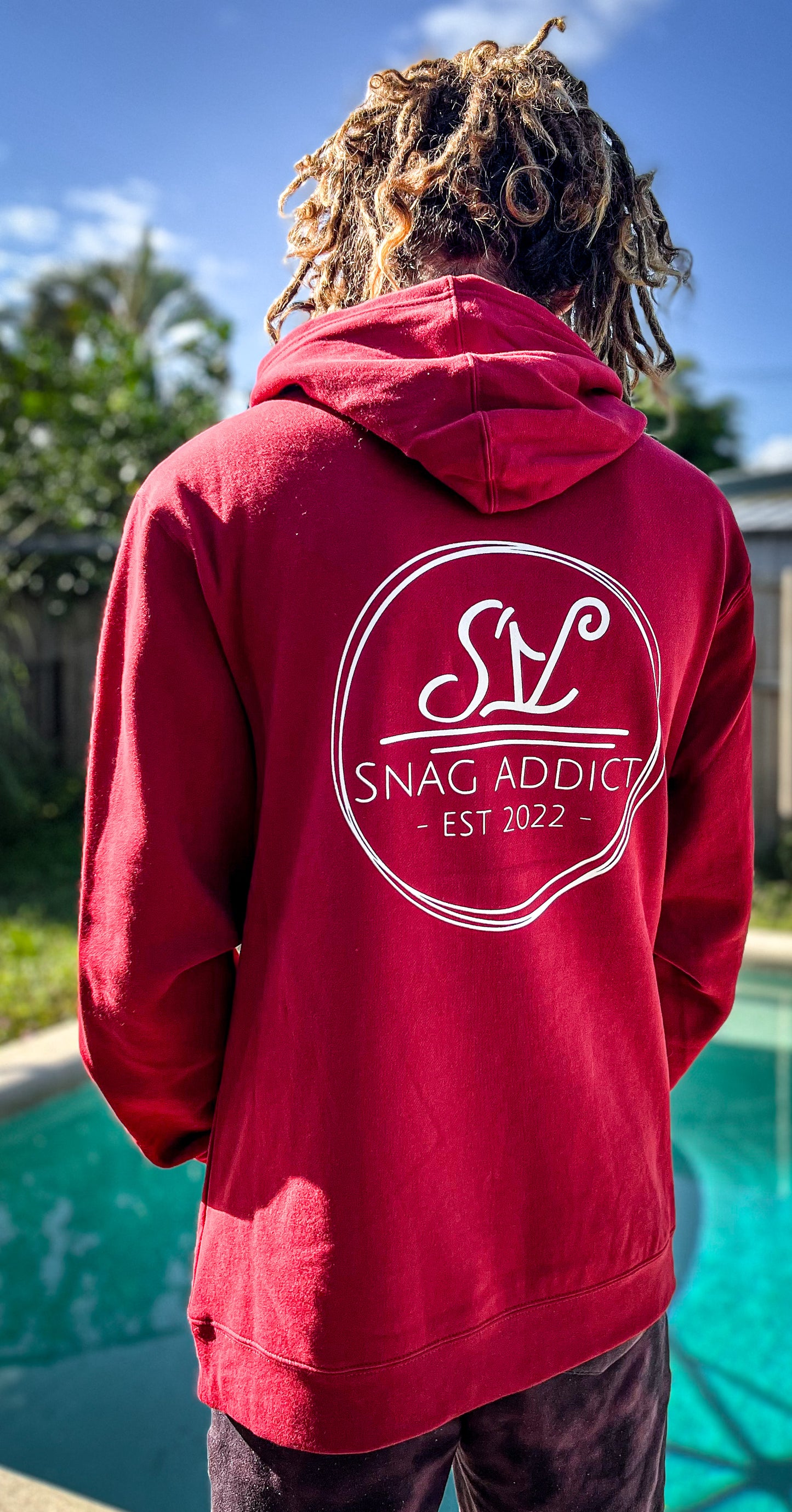 SNAG ADDICT HOODIE RED