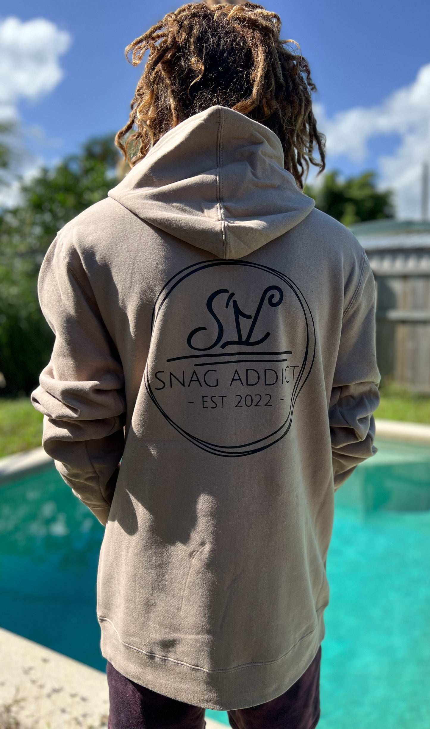 SNAG ADDICT HOODIE TAN