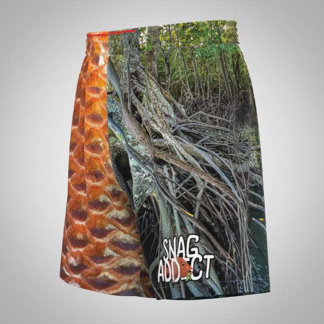 2 TONE MJ ZIPPER POCKET SHORTS