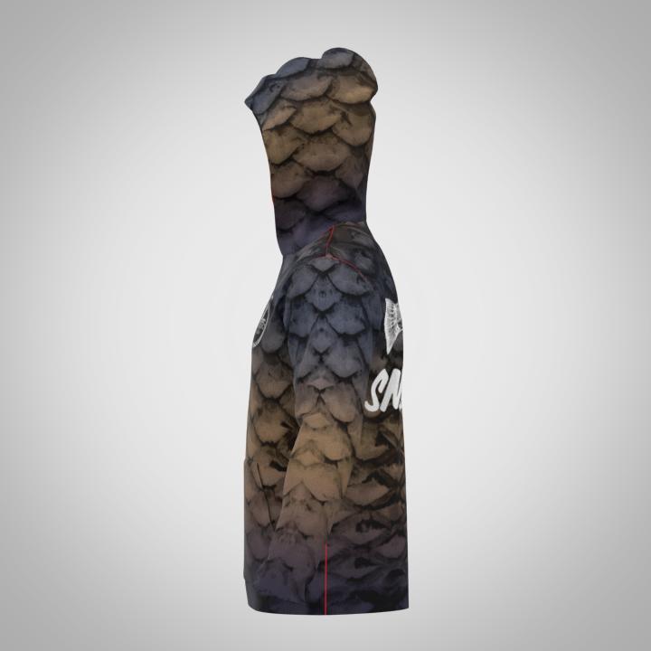 SCALES HOODED FISHING SHIRT