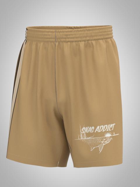 TAN TOGA ZIPPER POCKET SHORTS