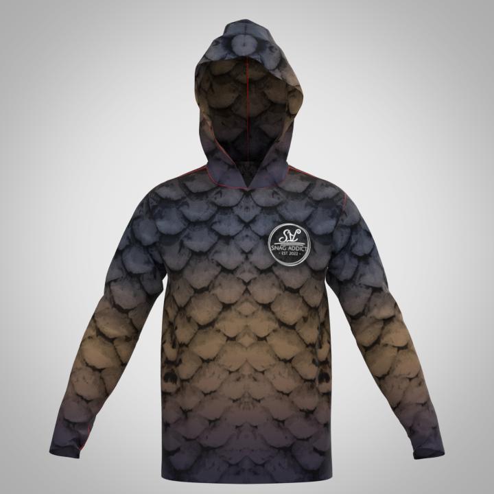 SCALES HOODED FISHING SHIRT