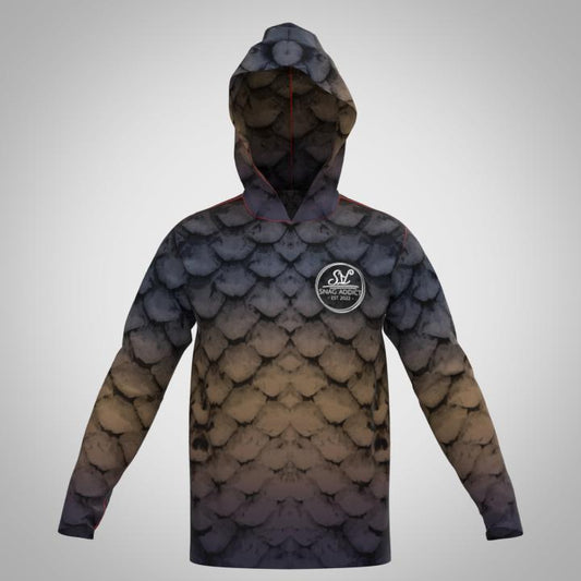 SCALES HOODED FISHING SHIRT