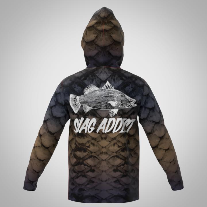 SCALES HOODED FISHING SHIRT