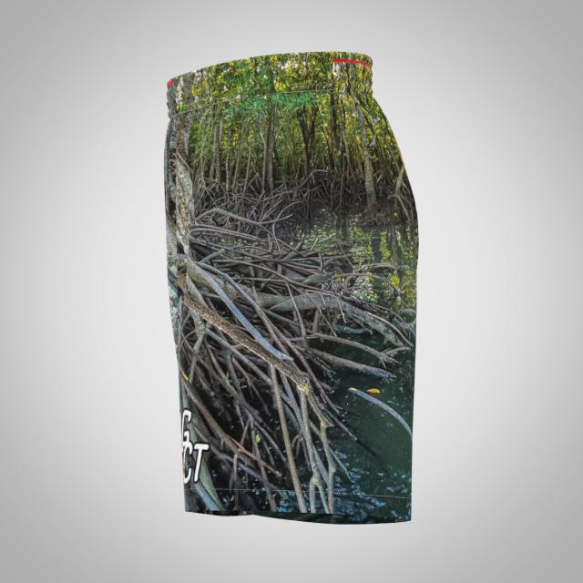 2 TONE MJ ZIPPER POCKET SHORTS