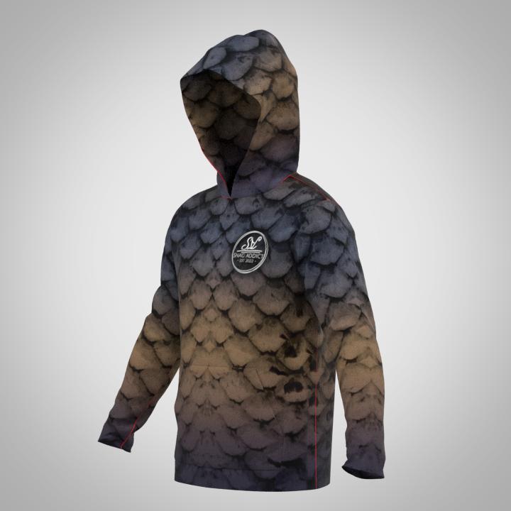 SCALES HOODED FISHING SHIRT